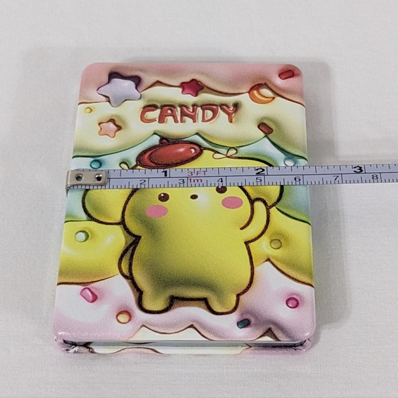 Pompompurin Sanrio Kawaii Rectangle Double Sided Foldable Compact Mirror - Picture 5 of 6